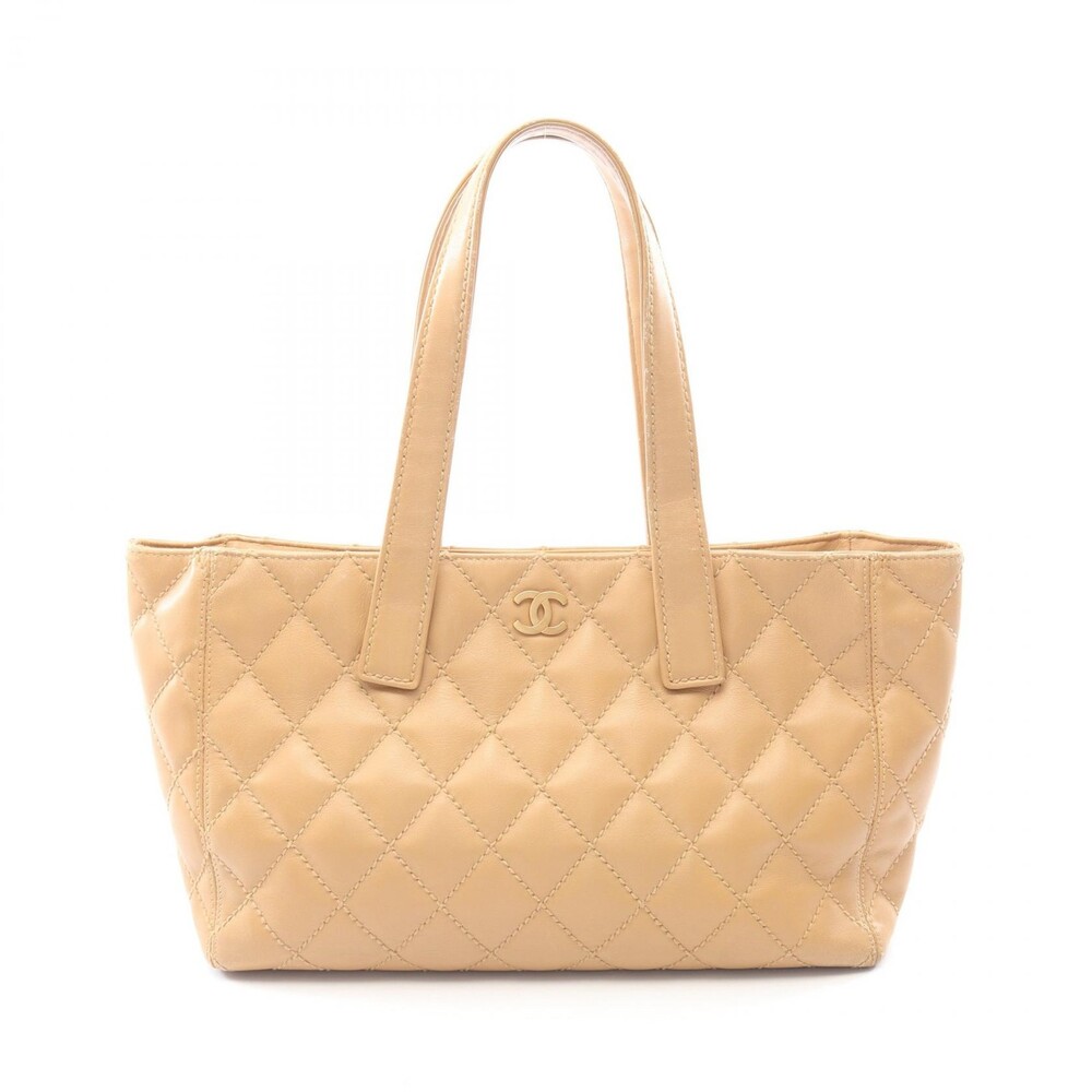 Chanel Wild Stitch Tote Handbag Leather #303256C13B